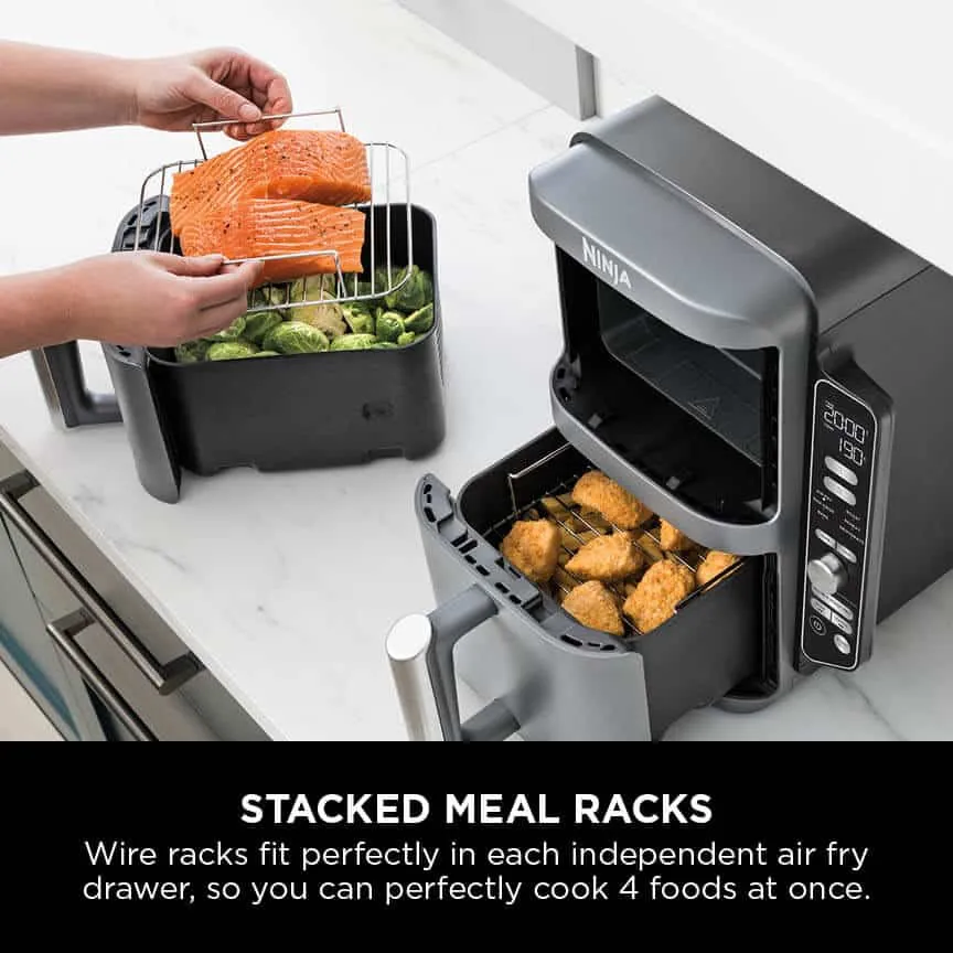 Ninja Double Stack XL 2 Drawer Air Fryer 9.5L | SL400UK