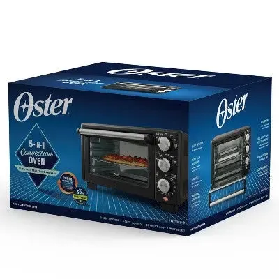 Open Box - Oster Countertop Convection and 4-Slice Toaster Oven – Matte Black