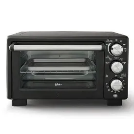 Open Box - Oster Countertop Convection and 4-Slice Toaster Oven – Matte Black