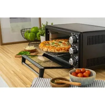 Open Box - Oster Countertop Convection and 4-Slice Toaster Oven – Matte Black