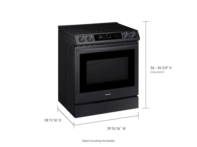 OPEN BOX Samsung 6.3 cu. ft. Smart Slide-in Induction Range with Smart Dial & Air Fry