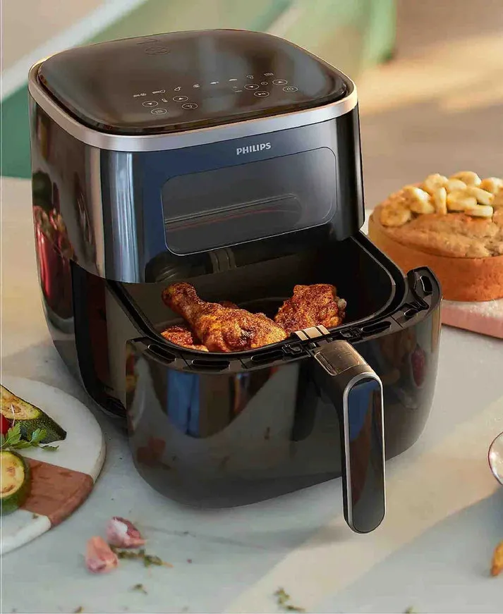 Philips 3000 Series Digital Window XL Airfryer Black -  HD9257/80