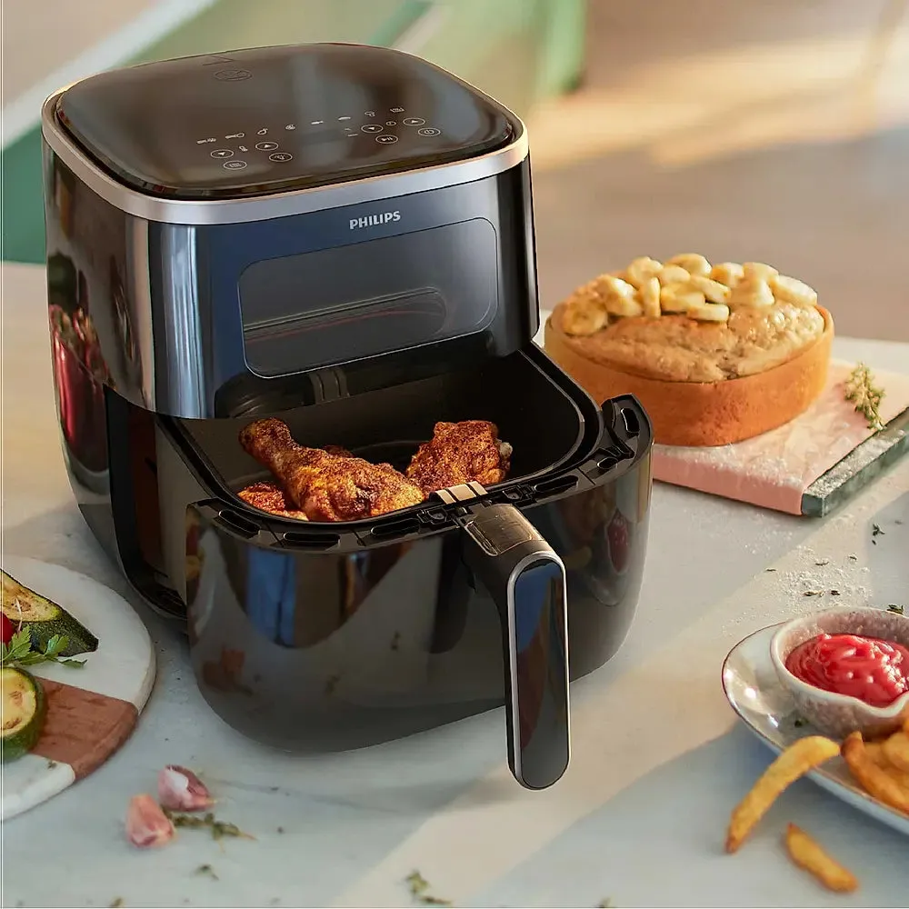 Philips, Air Fryer XL, 5.6L with Digital Window and Rapid Air Technology - HD9257