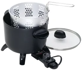 Presto Kitchen Kettle Series 06006 Multi-Cooker/Steamer, 6 qt Capacity :EA: QUANTITY: 1