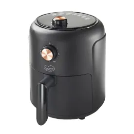 Quest 33870 2.3L Small Air Fryer/Manual Dial Controls/Non-Stick Detachable Food Basket / 60 Minute Timer/Cool Touch/Auto-Shut Off & Overheat Protection / 1000W