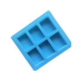 Rectangle Soap Mould 6 Bars 100g