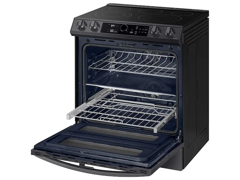 Samsung 6.3 cu ft. Smart Slide-in Electric Range with Smart Dial, Air Fry,