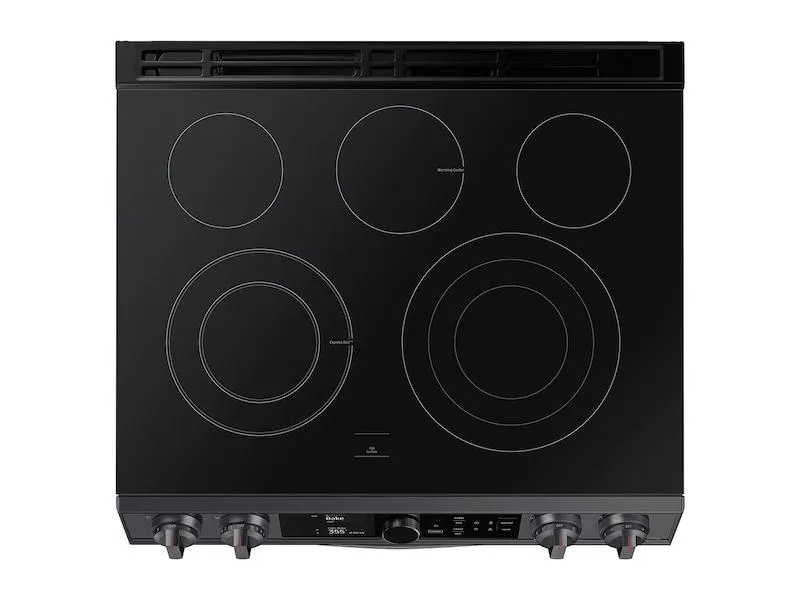 Samsung 6.3 cu ft. Smart Slide-in Electric Range with Smart Dial, Air Fry,