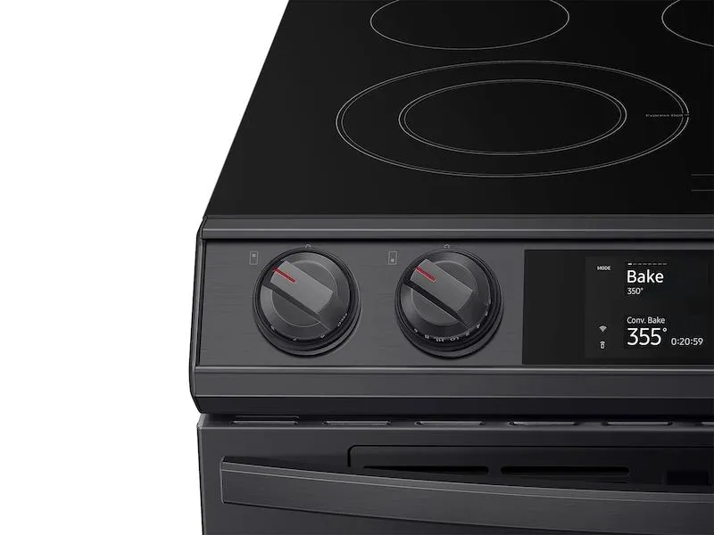 Samsung 6.3 cu ft. Smart Slide-in Electric Range with Smart Dial, Air Fry,