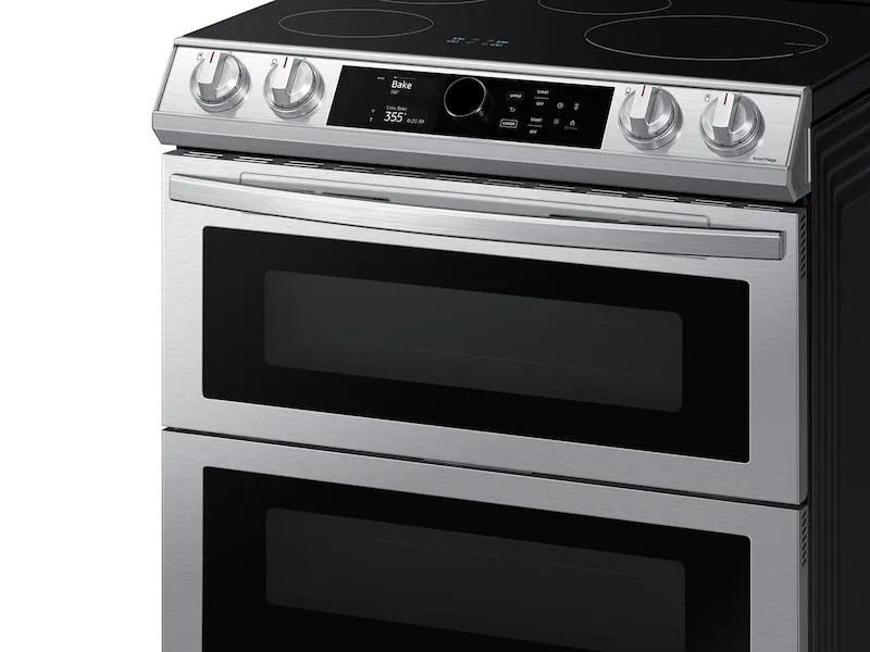 Samsung 6.3 cu. ft. Smart Slide-in Induction Range with Flex Duo™, Smart Dial