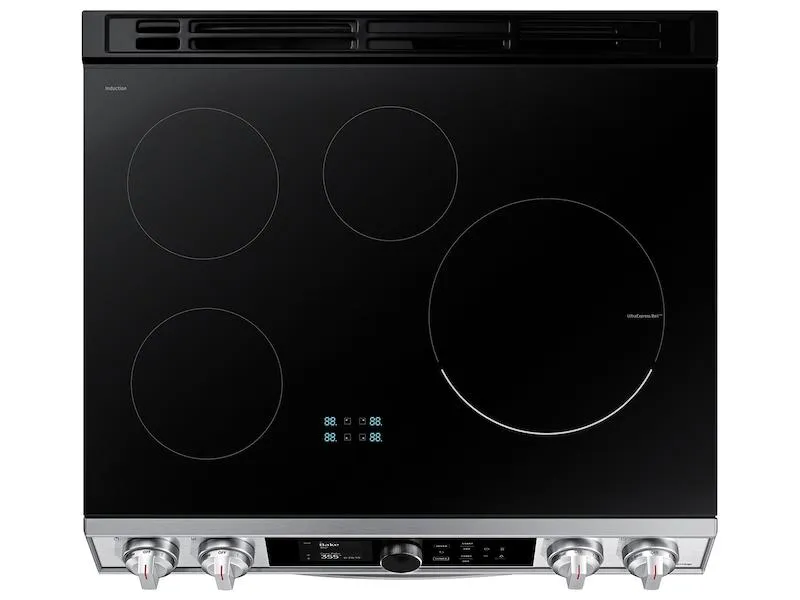 Samsung 6.3 cu. ft. Smart Slide-in Induction Range with Flex Duo™, Smart Dial