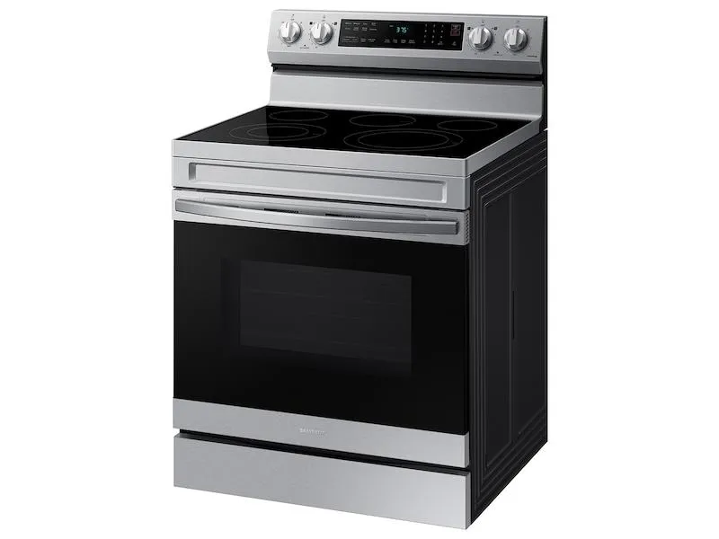 Samsung NE63A6511SS 6.3 cu. ft. Smart Freestanding Electric Range with No-Preheat Air Fry & Convection in Stainless Steel