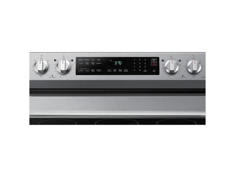 Samsung NE63A6511SS 6.3 cu. ft. Smart Freestanding Electric Range with No-Preheat Air Fry & Convection in Stainless Steel