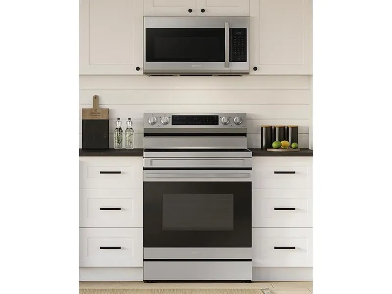 Samsung NE63A6511SS 6.3 cu. ft. Smart Freestanding Electric Range with No-Preheat Air Fry & Convection in Stainless Steel