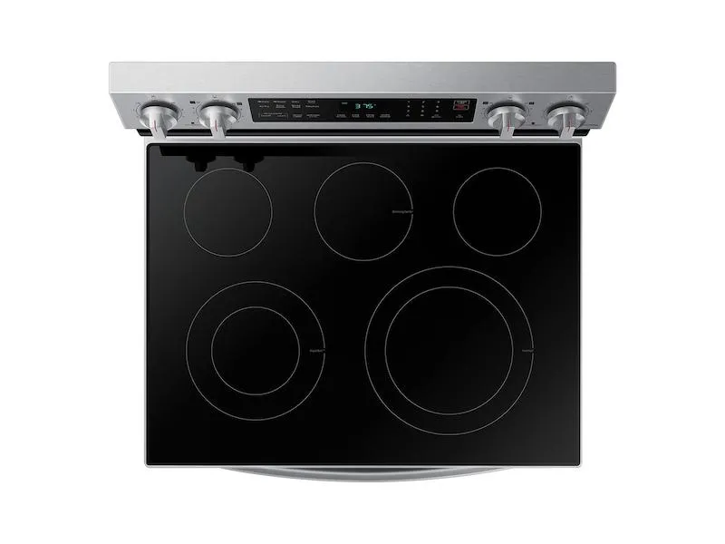 Samsung NE63A6511SS 6.3 cu. ft. Smart Freestanding Electric Range with No-Preheat Air Fry & Convection in Stainless Steel