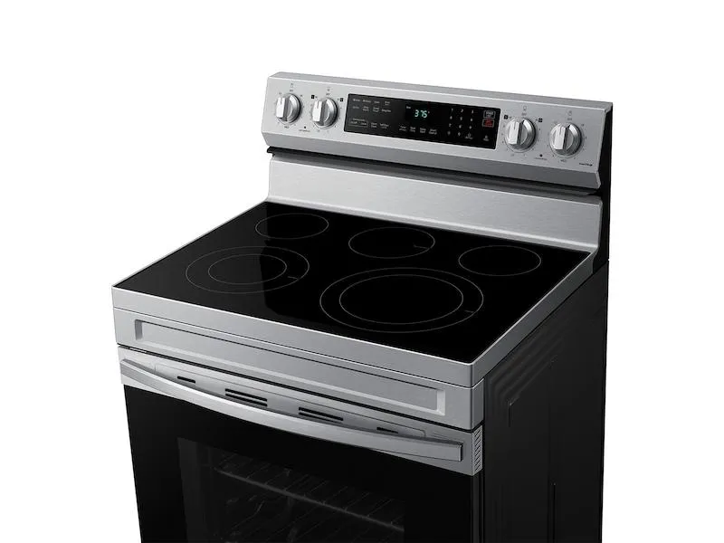 Samsung NE63A6511SS 6.3 cu. ft. Smart Freestanding Electric Range with No-Preheat Air Fry & Convection in Stainless Steel