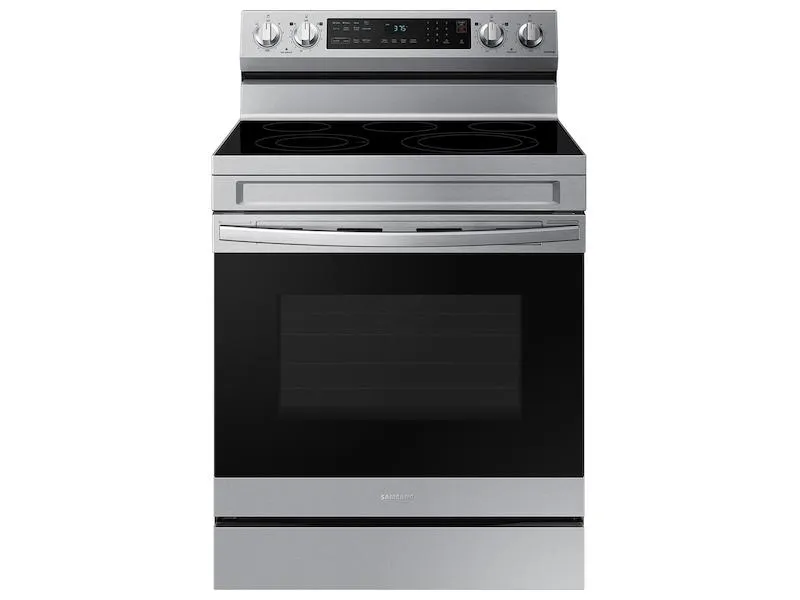 Samsung NE63A6511SS 6.3 cu. ft. Smart Freestanding Electric Range with No-Preheat Air Fry & Convection in Stainless Steel