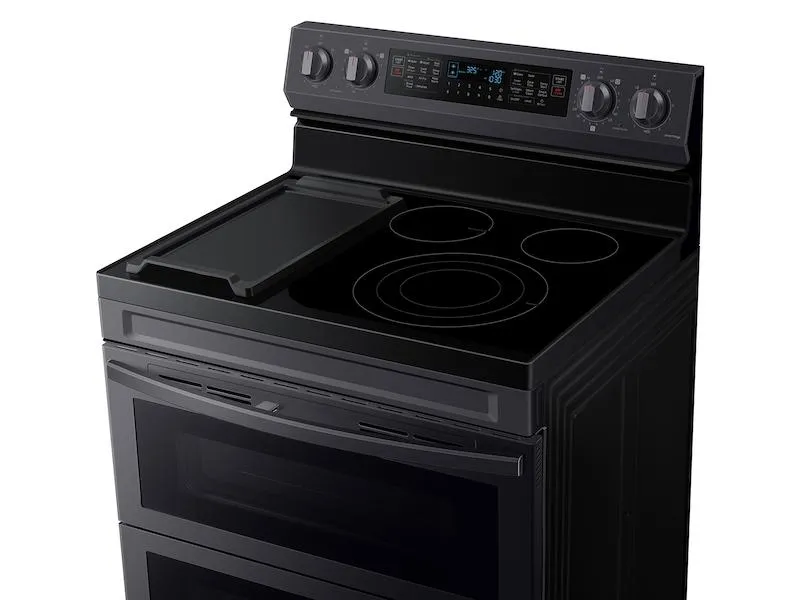 Samsung NE63A6751SG 6.3 cu. ft. Smart Freestanding Electric Range with Flex Duo™, No-Preheat Air Fry & Griddle in Black Stainless Steel