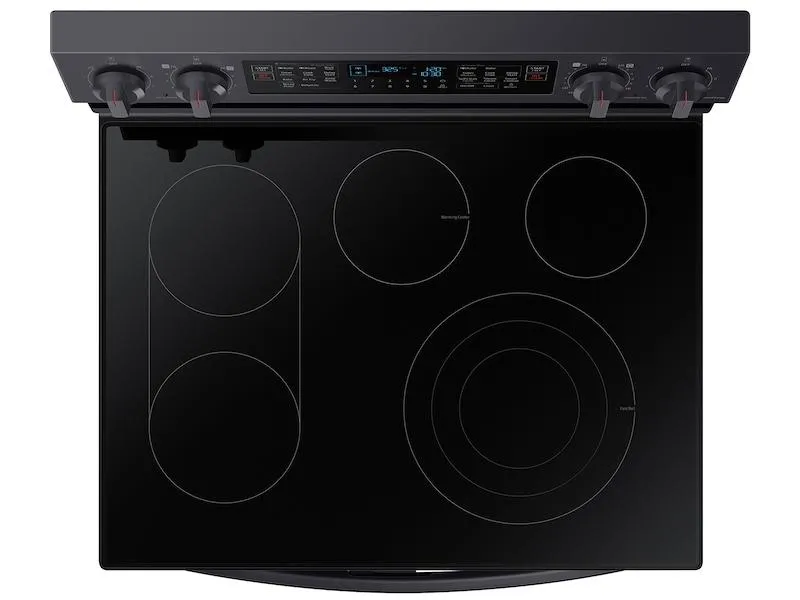 Samsung NE63A6751SG 6.3 cu. ft. Smart Freestanding Electric Range with Flex Duo™, No-Preheat Air Fry & Griddle in Black Stainless Steel