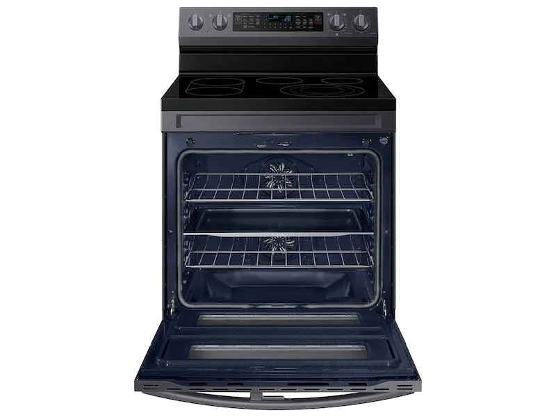 Samsung NE63A6751SG 6.3 cu. ft. Smart Freestanding Electric Range with Flex Duo™, No-Preheat Air Fry & Griddle in Black Stainless Steel