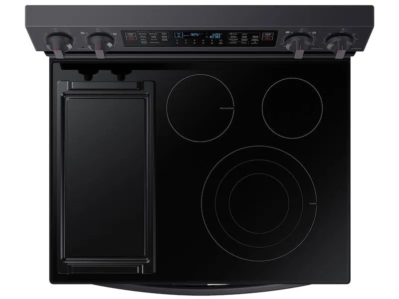 Samsung NE63A6751SG 6.3 cu. ft. Smart Freestanding Electric Range with Flex Duo™, No-Preheat Air Fry & Griddle in Black Stainless Steel