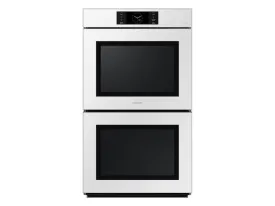 Samsung NV51CB700D12AA Bespoke 30" White Glass Double Wall Oven with AI Pro Cooking™ Camera