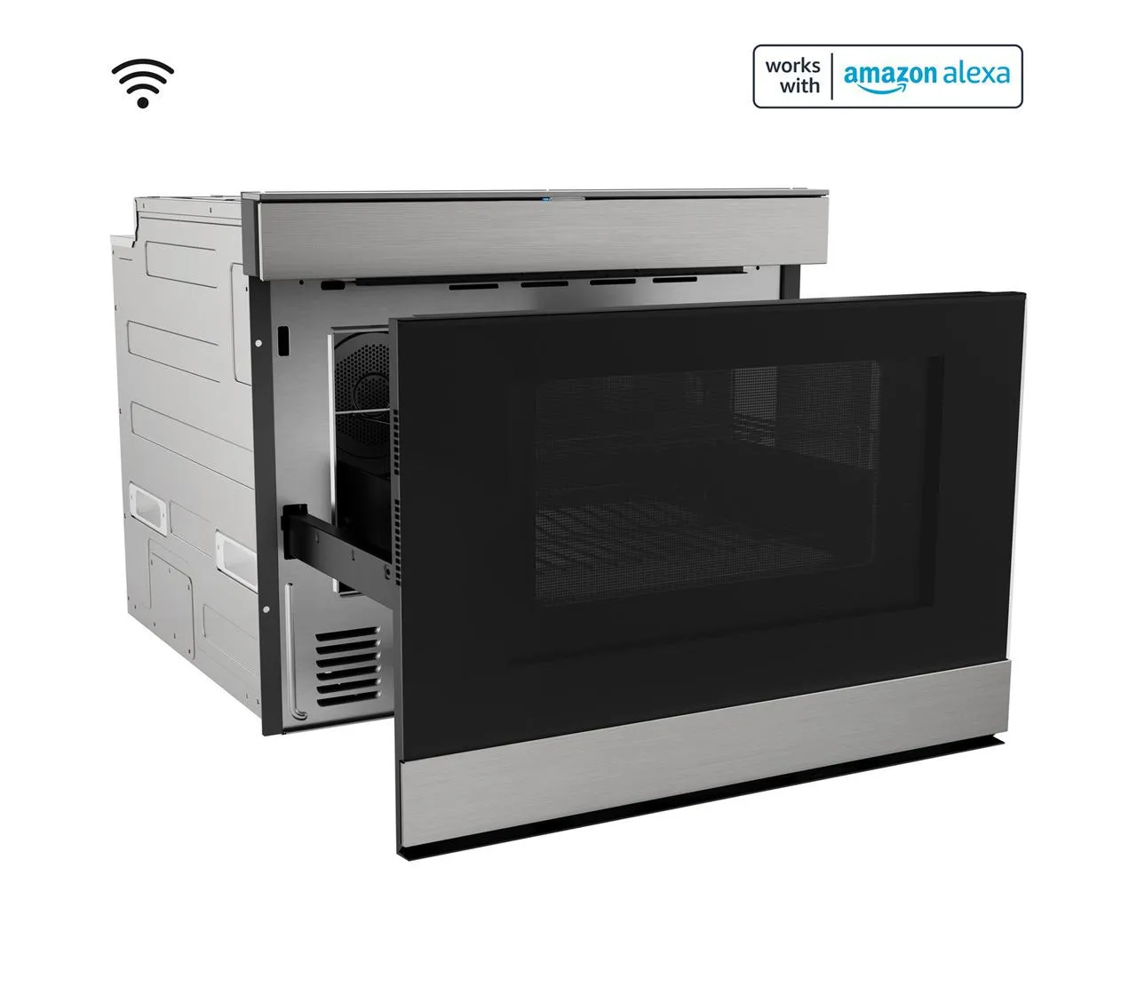 Sharp SMD2499FS 24 in. Built-In Smart Convection Microwave Drawer Oven