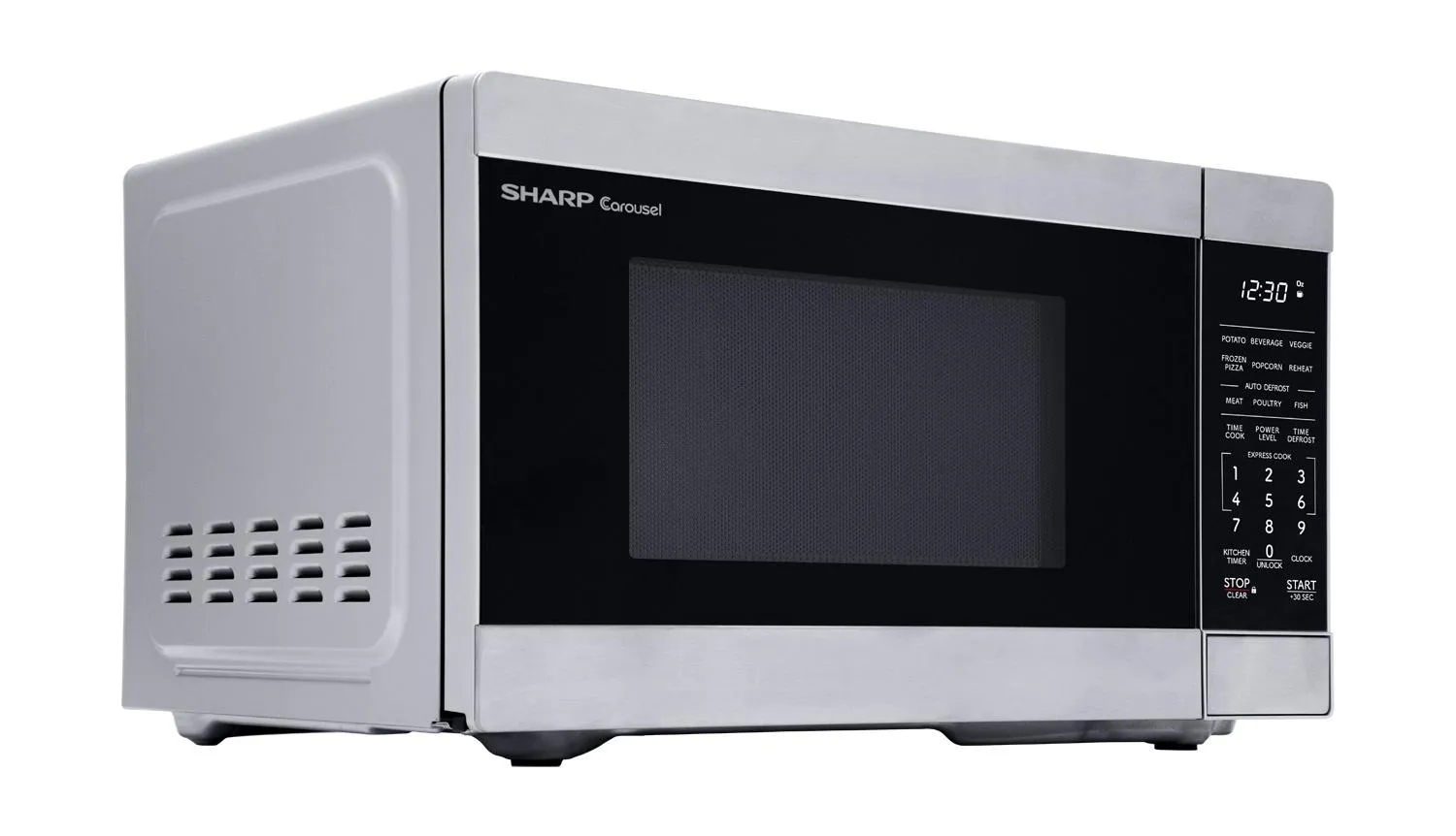 SMC0962KS Sharp 0.9 cu. ft. 900W Stainless Steel Countertop Microwave Oven