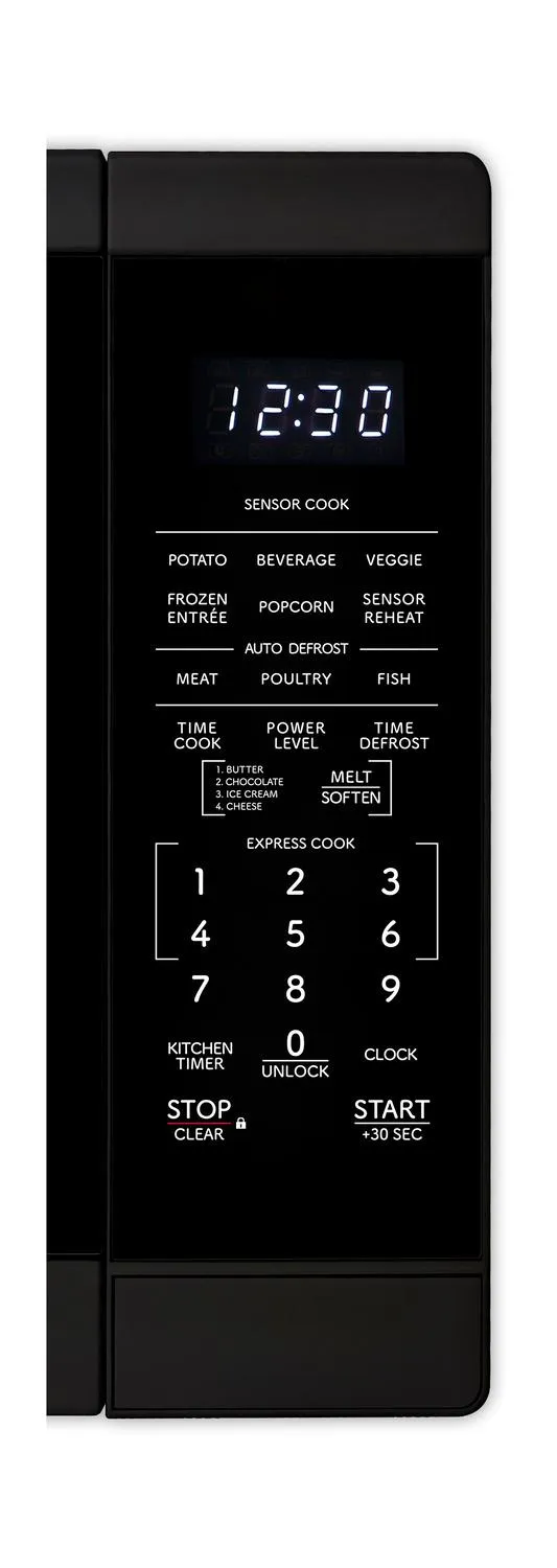 SMC1461KB Sharp 1.4 cu. ft. 1100W Black Countertop Microwave Oven