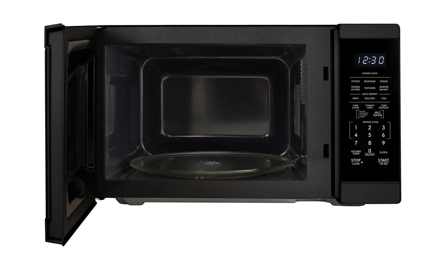 SMC1461KB Sharp 1.4 cu. ft. 1100W Black Countertop Microwave Oven