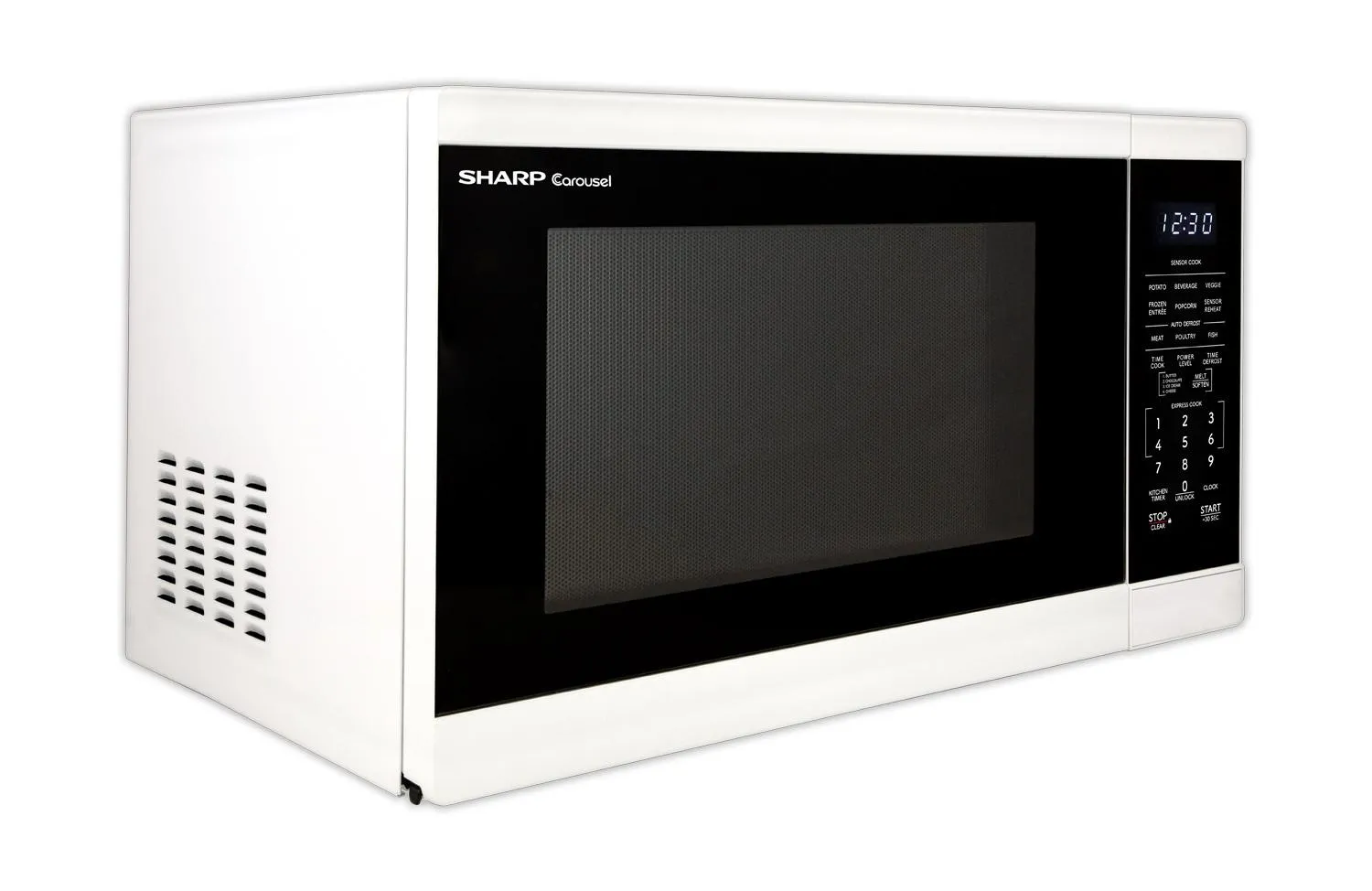 SMC1461KW Sharp 1.4 cu. ft. 1100W White Countertop Microwave Oven