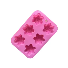 Snowflake Soap Mould 6 Bars 93g