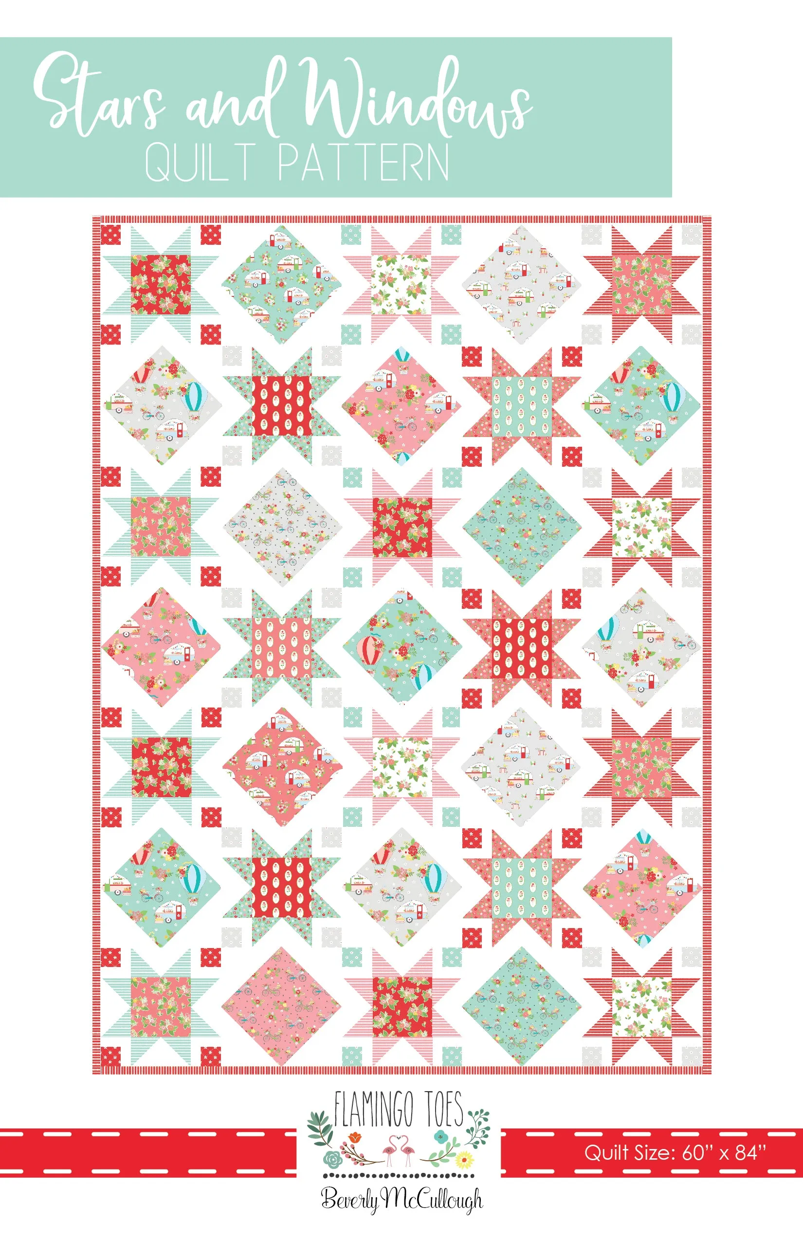 Stars and Windows Quilt PDF Pattern