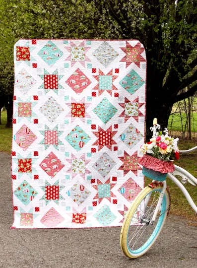 Stars and Windows Quilt PDF Pattern