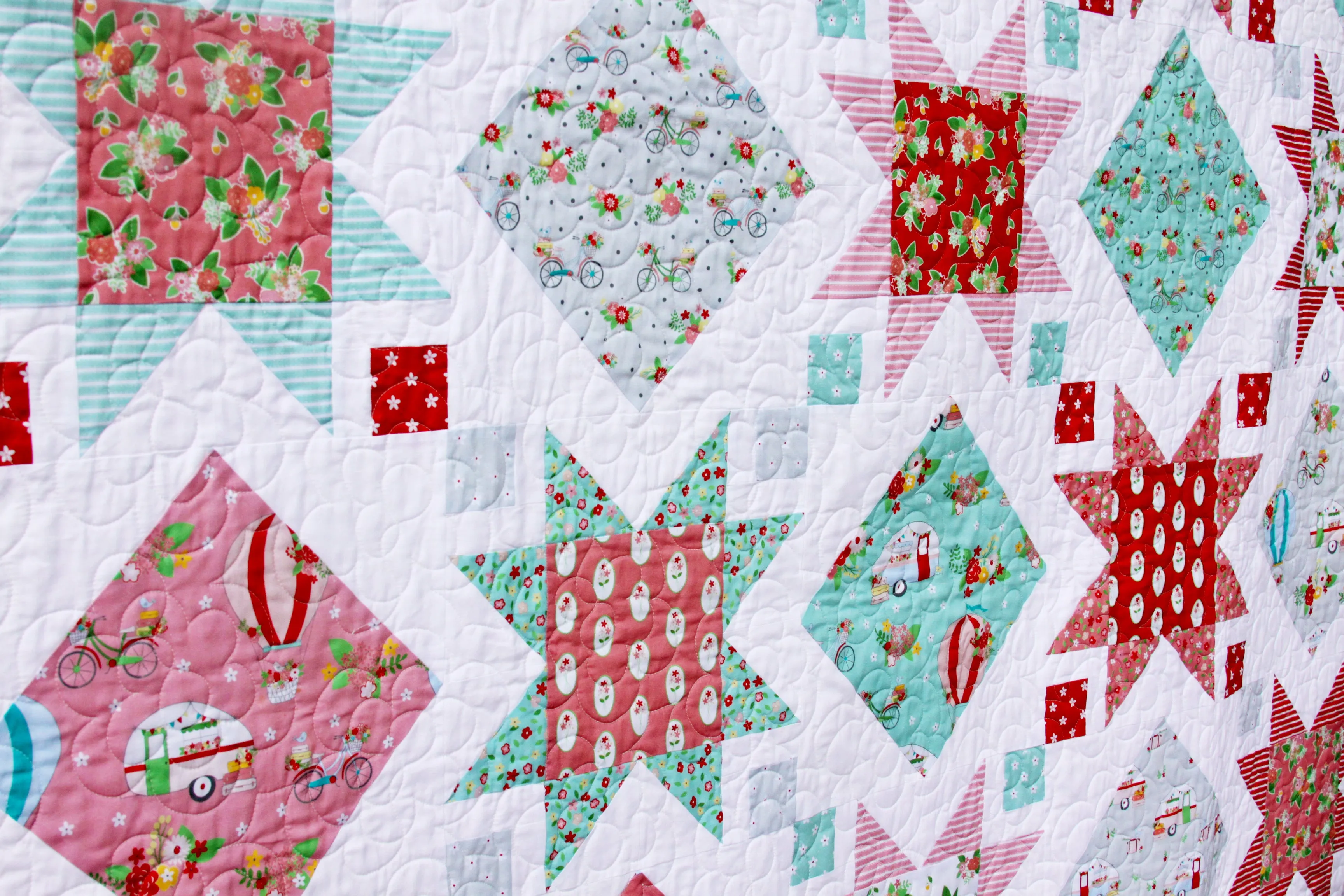 Stars and Windows Quilt PDF Pattern