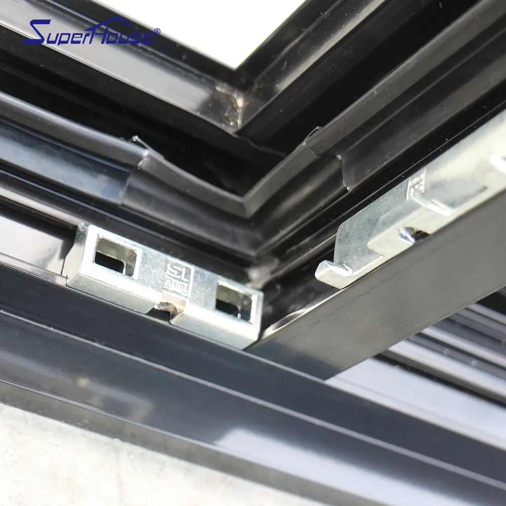 Superhouse Triple Glazed PVC Window With Thermal Break Extrusion