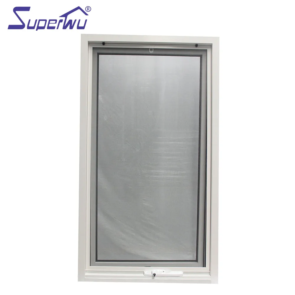 Superwu Hot Sale High Performance Thermal Break Aluminum Profile Top Fixed Windows Bottom Awning Hung Window