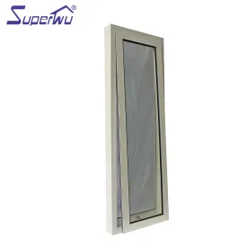 Superwu Hot Sale High Performance Thermal Break Aluminum Profile Top Fixed Windows Bottom Awning Hung Window