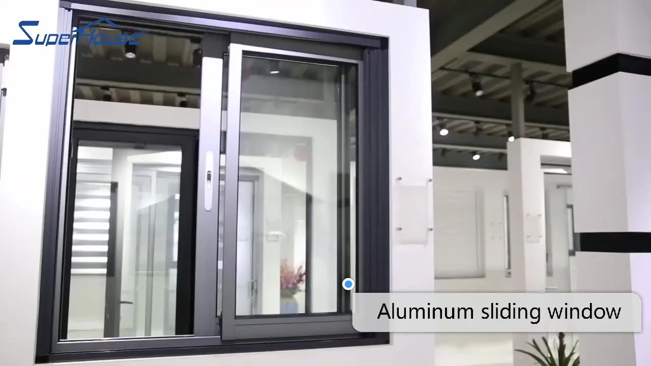 Superwu thermal break aluminium basement windows and balcony window