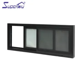 Superwu thermal break aluminium basement windows and balcony window