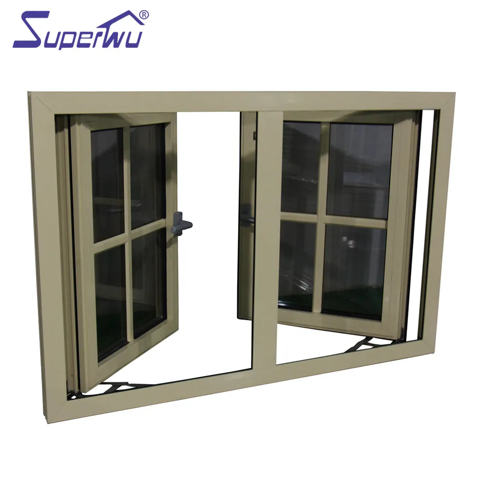 Superwu Top quality thermal-break aluminum popular in Florida casement windows