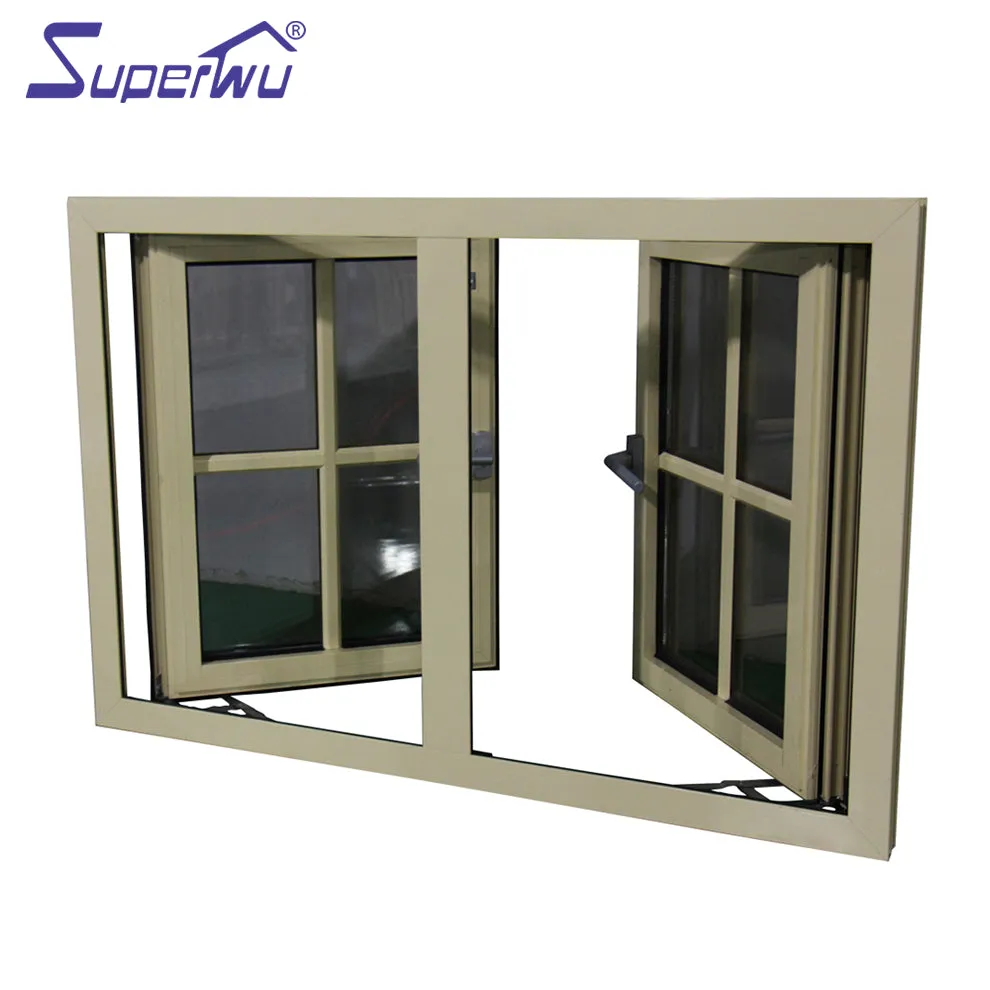 Superwu Top quality thermal-break aluminum popular in Florida casement windows