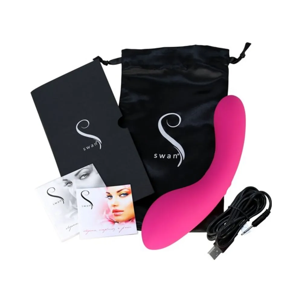 Swan Massage Wand Rechargeable 2 Motors 7 Functions