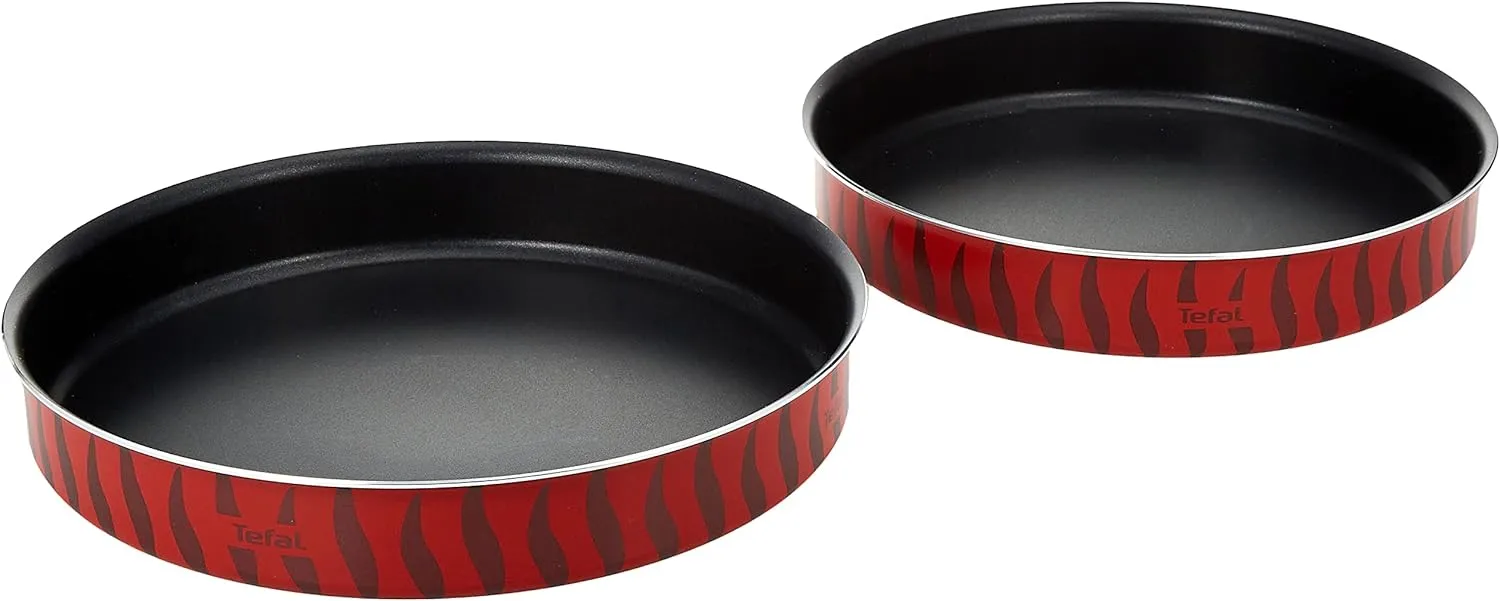 Tefal, Les Specialistes 28/30 cm Kebbe Oven Dish Set, Red, Aluminium