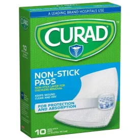 Telfa 3" x 4" Non-Stick Pads by Curad 10/Box