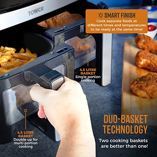 Tower Dual Basket Air Fryer (New)