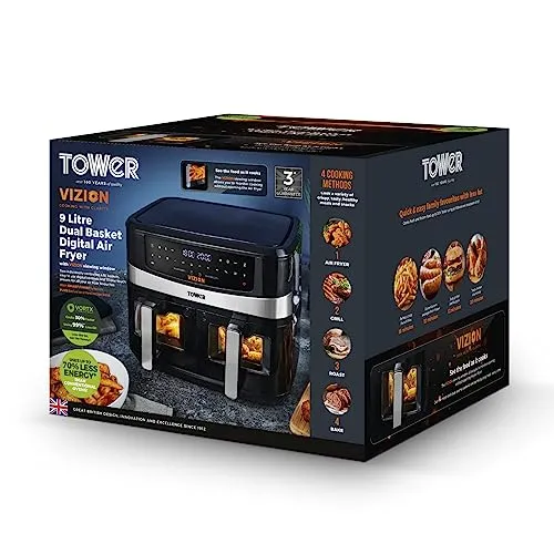 Tower Dual Basket Air Fryer (New)