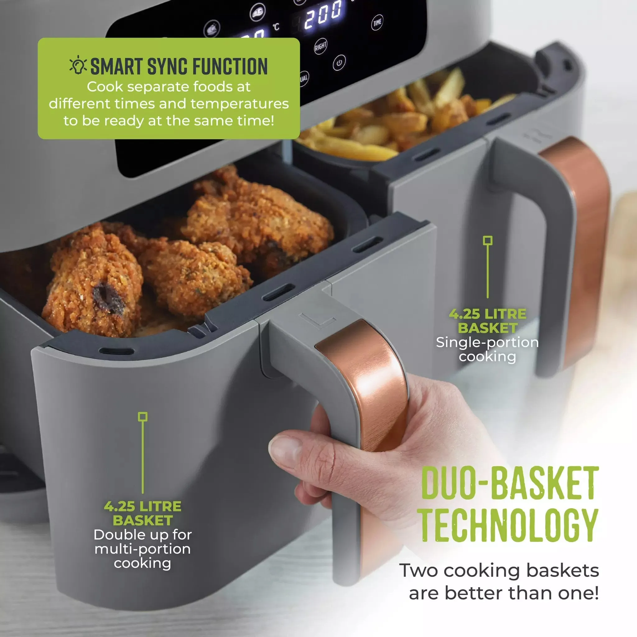 Tower Vortx 8.5L Dual Basket Air Fryer