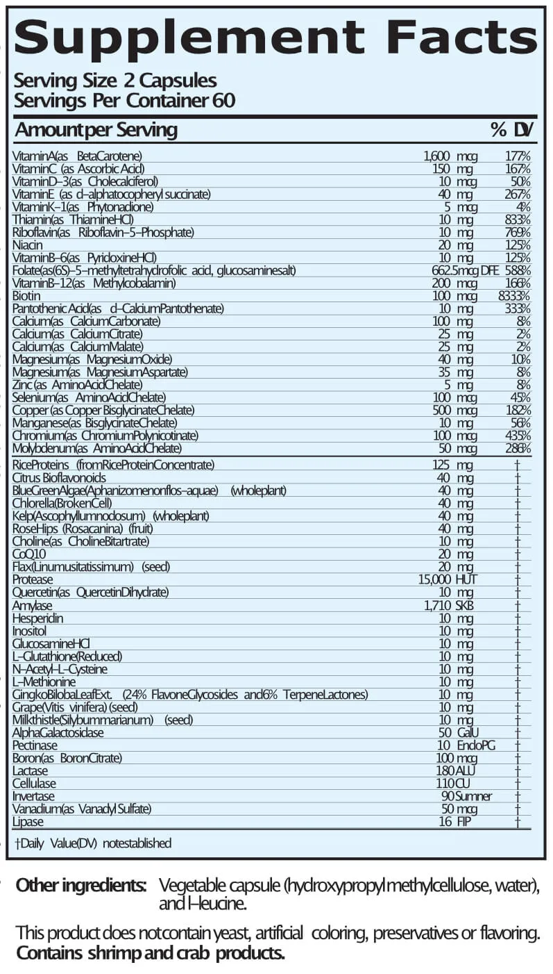 Vitazyme with Enzymes