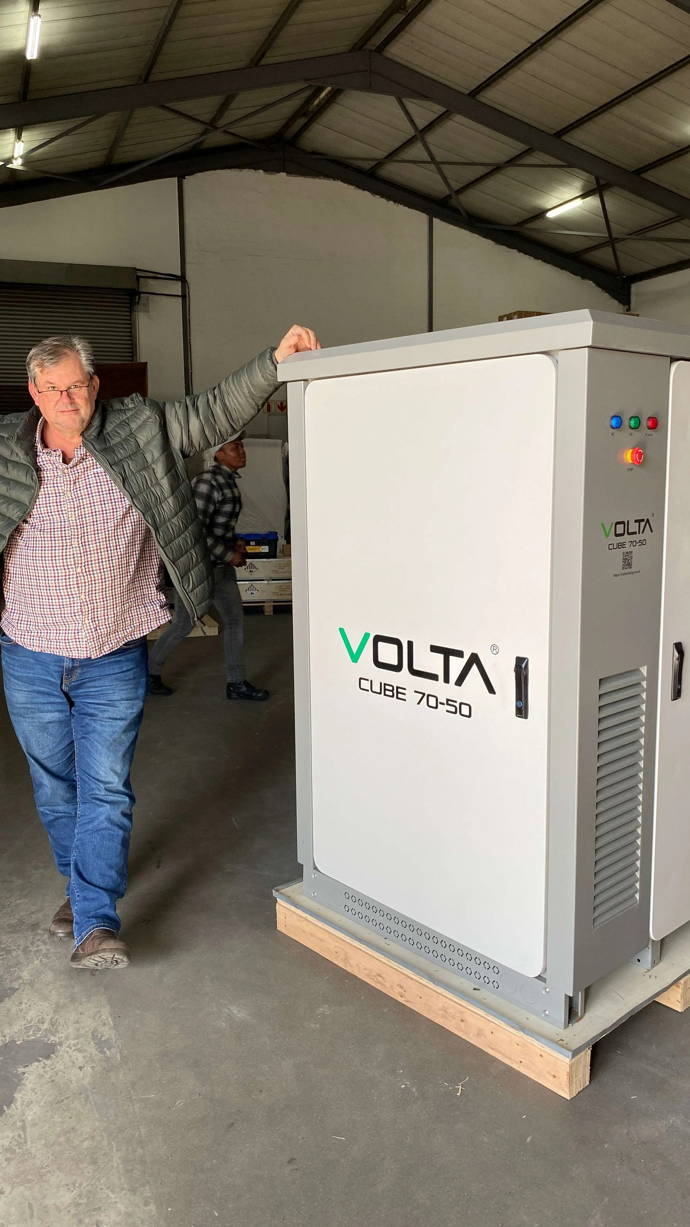 Volta CUBE 50-30 All-in-1 (51kWh Volta HV Battery - 30kW Deye Inverter)